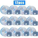 2L Stainless Steel Auto Smart Motion Sensor Cat Dog Water Dispenser-Wiggleez-Additional Filter 12 Pack-Wiggleez