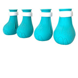 Adjustable Anti-Scratch Shoes for Cats-Wiggleez-Blue-Wiggleez
