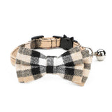 Adjustable Dog Cat Bow Tie-Wiggleez-Off White-Wiggleez