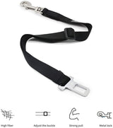Adjustable Pet Safety Seat Belt for Dogs and Cats-Wiggleez-Black-Wiggleez