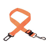 Adjustable Pet Safety Seat Belt for Dogs and Cats-Wiggleez-Orange-Wiggleez