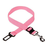 Adjustable Pet Safety Seat Belt for Dogs and Cats-Wiggleez-Pink-Wiggleez