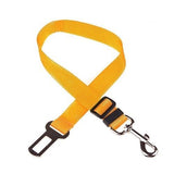 Adjustable Pet Safety Seat Belt for Dogs and Cats-Wiggleez-Yellow-Wiggleez