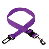 Adjustable Pet Safety Seat Belt for Dogs and Cats-Wiggleez-purple-Wiggleez