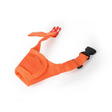 Anti Barking Adjustable Mesh Breathable Pet Mouth Muzzle-Wiggleez-Orange-S-Wiggleez