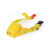 Anti Barking Adjustable Mesh Breathable Pet Mouth Muzzle-Wiggleez-Yellow-S-Wiggleez