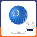 Automatic Electronic Interactive Moving Smart Dog Cat Toy Ball-Wiggleez-Blue-Wiggleez