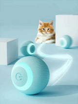Automatic No Noise Rolling Smart Ball Cat Toy-Wiggleez-Smart Ball Pink-Wiggleez