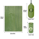 Biodegradable Eco Friendly Dog Waste Bag & Dispenser-Wiggleez-Black 16 rolls-Wiggleez