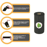 Biodegradable Eco Friendly Dog Waste Bag & Dispenser-Wiggleez-Black 16 rolls-Wiggleez