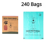 Biodegradable Ecofriendly Pet Waste Garbage Bag-Wiggleez-8 Rolls Blue-Wiggleez