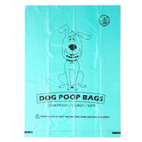 Biodegradable Ecofriendly Pet Waste Garbage Bag-Wiggleez-8 Rolls Blue-Wiggleez