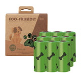 Biodegradable Ecofriendly Pet Waste Garbage Bag-Wiggleez-8 Rolls Blue-Wiggleez