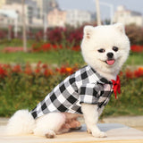 Bowtie Dog T-Shirts-Wiggleez-Red-XS-Wiggleez