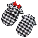 Bowtie Dog T-Shirts-Wiggleez-Red-XS-Wiggleez