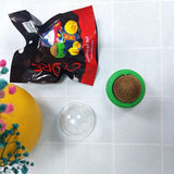 Catnip Cat Teeth Cleaning Mint Wall Stick-on Ball-Wiggleez-Gall fruit Green-Wiggleez