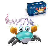 Crawling Crab Musical Toy Dogs Cats and Kids-Wiggleez-Green-Wiggleez