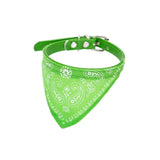 Dog Collar Bandana-Wiggleez-Green-S-Wiggleez