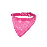 Dog Collar Bandana-Wiggleez-Rose Red-S-Wiggleez