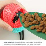Dog Toy Ball Suction Cup Ropes Interactive Leaking Slow Feeder Chew Toy-Wiggleez-Turquoise-Wiggleez