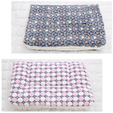 Dogs Cats Thick Fleece Warm Cozy Contemporary Sleeping Bed Blanket Mat Rug-Wiggleez-Blue Stars-S-Wiggleez