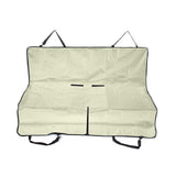 Foldable Waterproof Easy to Clean Dog Car Seat Cover-Wiggleez-Cream-Wiggleez