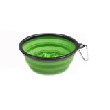 Folding Silicone Dog Bowl-Wiggleez-Slow food green-Wiggleez