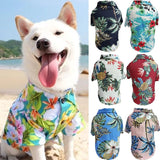 Hawaiian Style Summer Dog Shirts-Wiggleez-Red Pineapple-S-Wiggleez