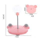 Interactive Cat Dog Treat Leaking Toy Wheel-Wiggleez-Green-Wiggleez