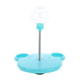 Interactive Cat Dog Treat Leaking Toy Wheel-Wiggleez-Blue Small-Wiggleez