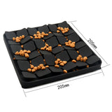 Interactive Dog and Cat Slow Feeder Bowl-Wiggleez-Black Round-Wiggleez