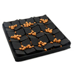 Interactive Dog and Cat Slow Feeder Bowl-Wiggleez-Black Square-Wiggleez
