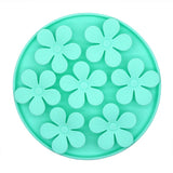 Interactive Dog and Cat Slow Feeder Bowl-Wiggleez-Green Round-Wiggleez