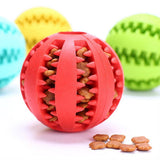 Interactive Elasticity Puppy Pet Chew Toy Tooth Cleaning Rubber Food Ball Toy-Wiggleez-Lake Blue-S-5cm-Wiggleez