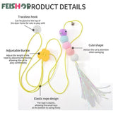 Interactive Hanging Cat Toy-Wiggleez-Caterpillar-Wiggleez