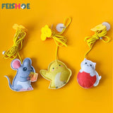 Interactive Hanging Cat Toy-Wiggleez-Caterpillar-Wiggleez