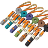 Nylon Customized Personalized Dog Collar Leash Name ID Tag-Wiggleez-Blue Collar-S-Wiggleez