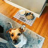Personalized Customized Waterproof Dog Cat Food Bowl Mat-Wiggleez-A-60x35cm-Wiggleez