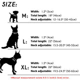 Personalized Leather Pet Name ID Dog Collar-Wiggleez-Black-M-Wiggleez