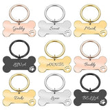 Personalized Pet ID Tag-Wiggleez-Silver-40x21mm-Wiggleez