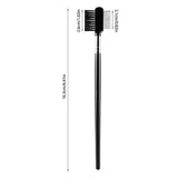Pet Eye Comb Brush-Wiggleez-Black and Silver-Wiggleez
