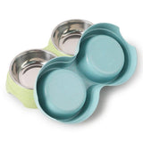 Pet Food Bowl-Wiggleez-Blue-Wiggleez