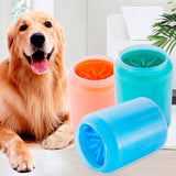 Portable Dog Paw Cleaner Cup-Wiggleez-Blue Small-Wiggleez