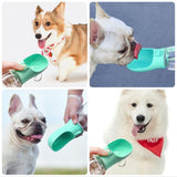 Portable Dog travel Water Bottle-Wiggleez-Green A-350ml-Wiggleez