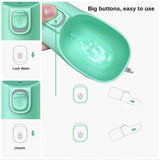Portable Dog travel Water Bottle-Wiggleez-Green A-350ml-Wiggleez