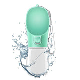 Portable Dog travel Water Bottle-Wiggleez-Green A-350ml-Wiggleez
