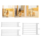 Portable Retractable Dog Gate for Indoor Safety-Wiggleez-Height 24cm-Wiggleez