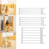 Portable Retractable Dog Gate for Indoor Safety-Wiggleez-Height 24cm-Wiggleez