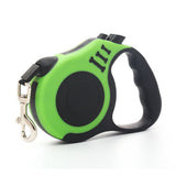 Printed Retractable Dog Leash-Wiggleez-Green-3m-Wiggleez