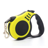 Printed Retractable Dog Leash-Wiggleez-Yellow-3m-Wiggleez